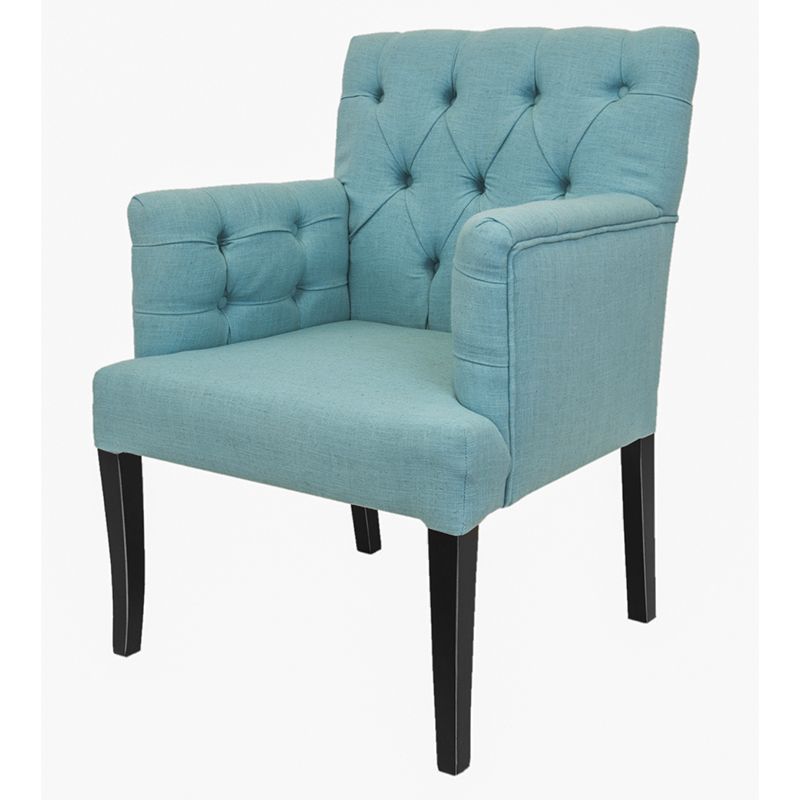 Кресло Addison Chic Armchair blue flax