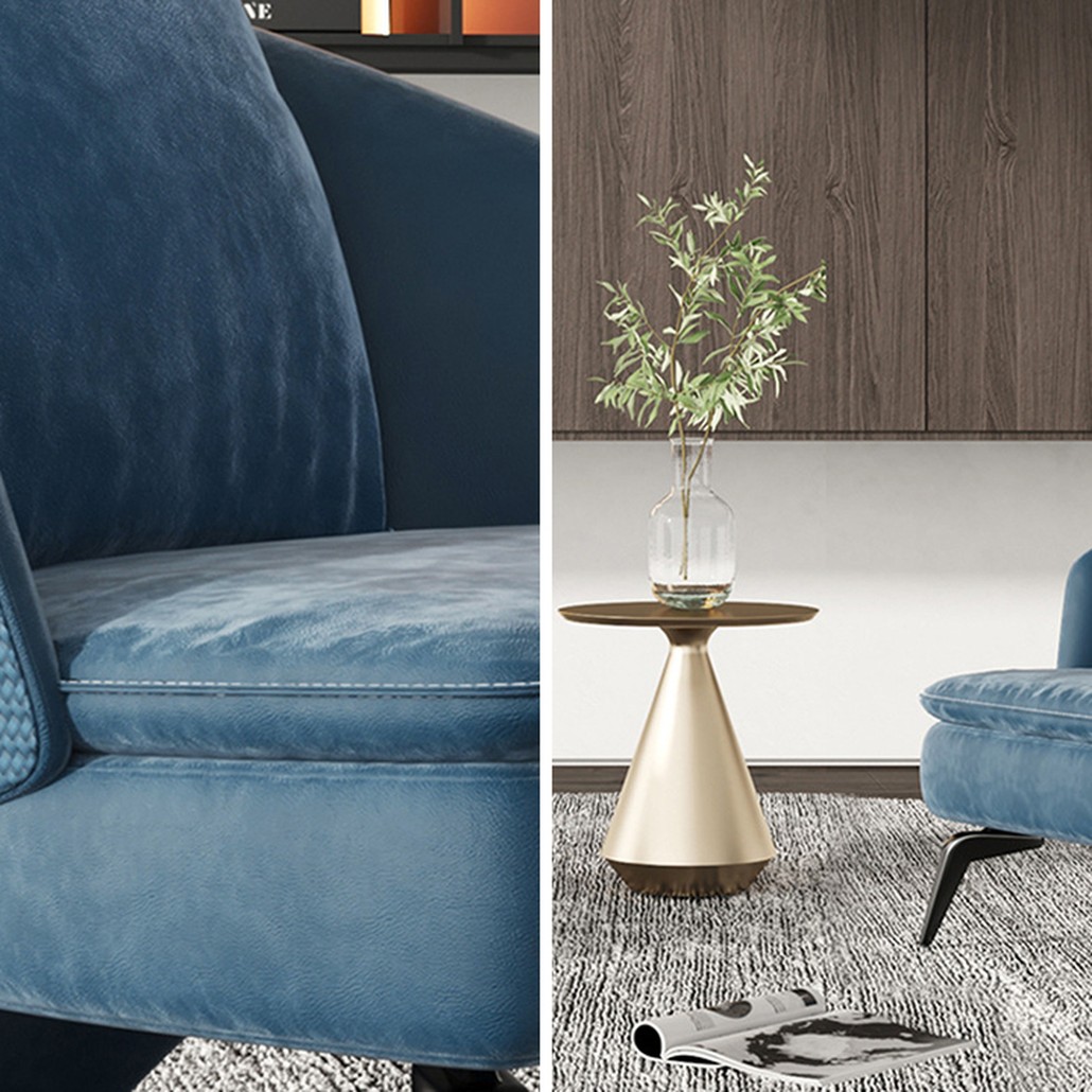Кресло Albie Armchair Blue