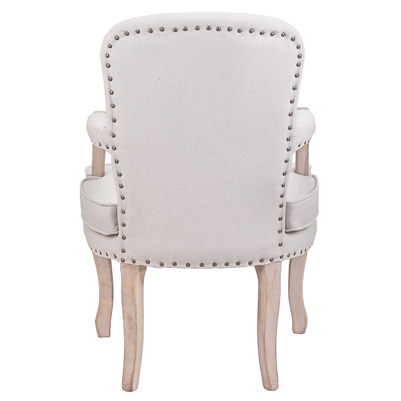Кресло Aubrey Classical Armchair beige flax