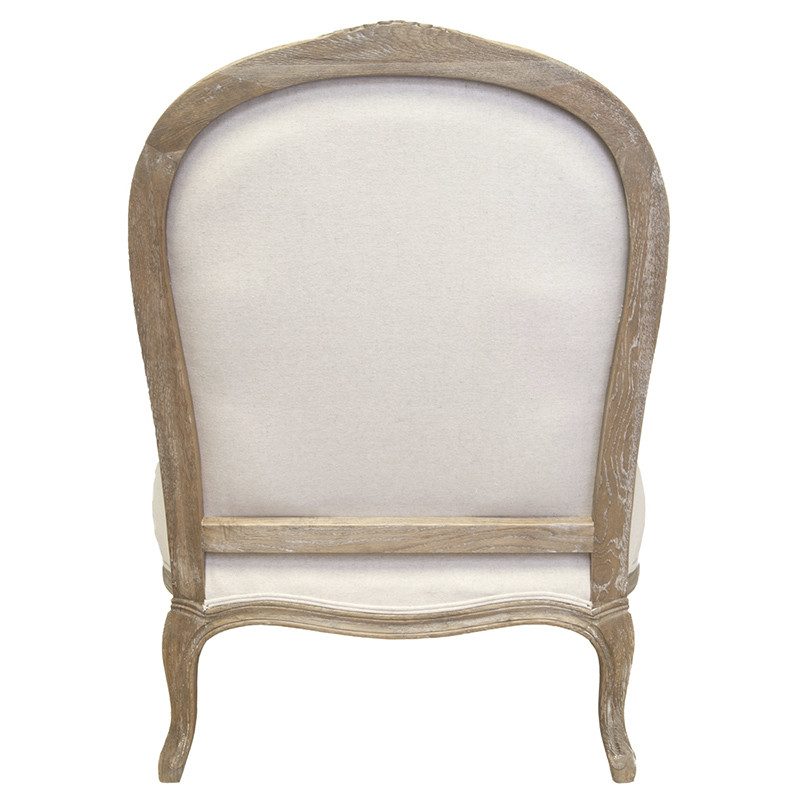 Кресло Ava Classical Armchair beige flax