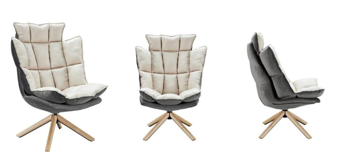 Кресло Baines цвет бежевый серый