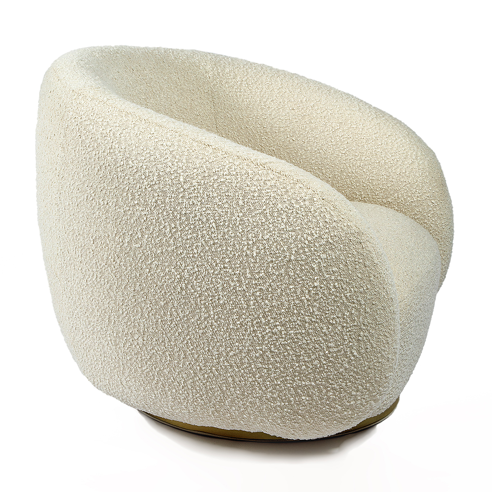 Кресло Bear Белое букле