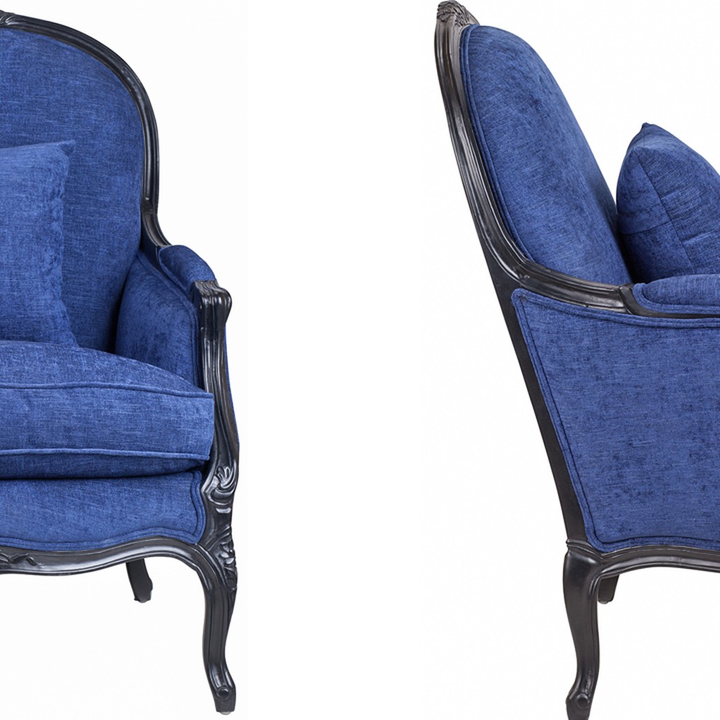 Кресло Bernard Armchair blue