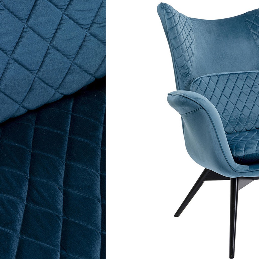 Кресло Blue Velvet Throne