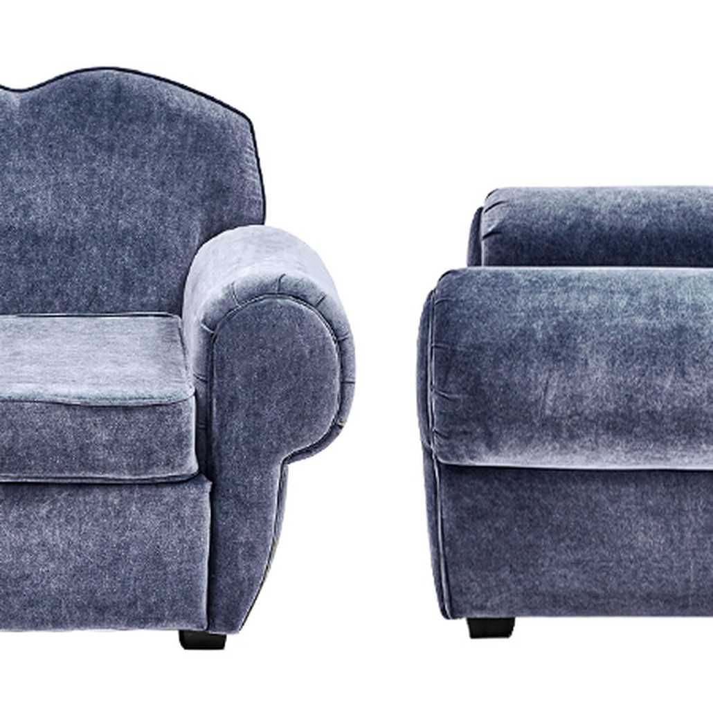 Кресло Braganza Chair Dusty Blueberry