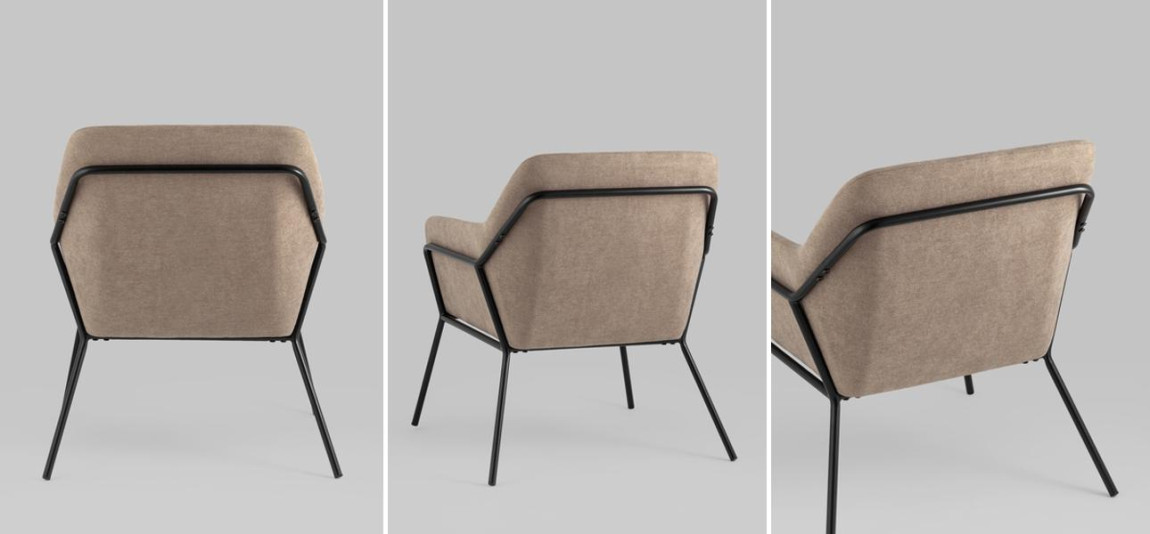 Кресло Branwen цвет бежевый