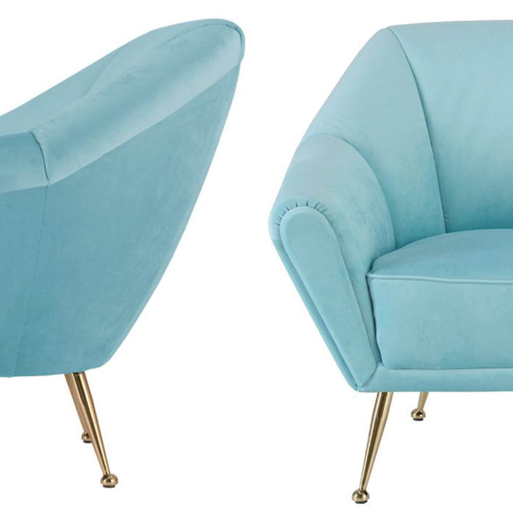 Кресло Brunner Chair light blue