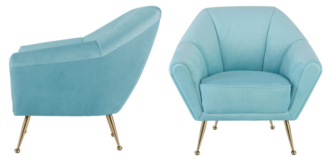 Кресло Brunner Chair light blue