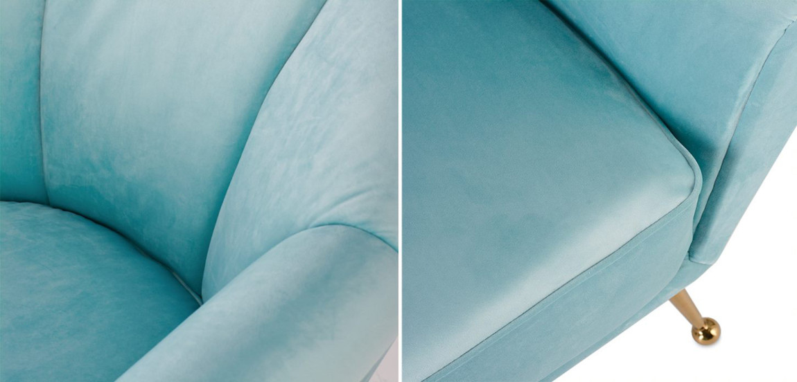 Кресло Brunner Chair light blue