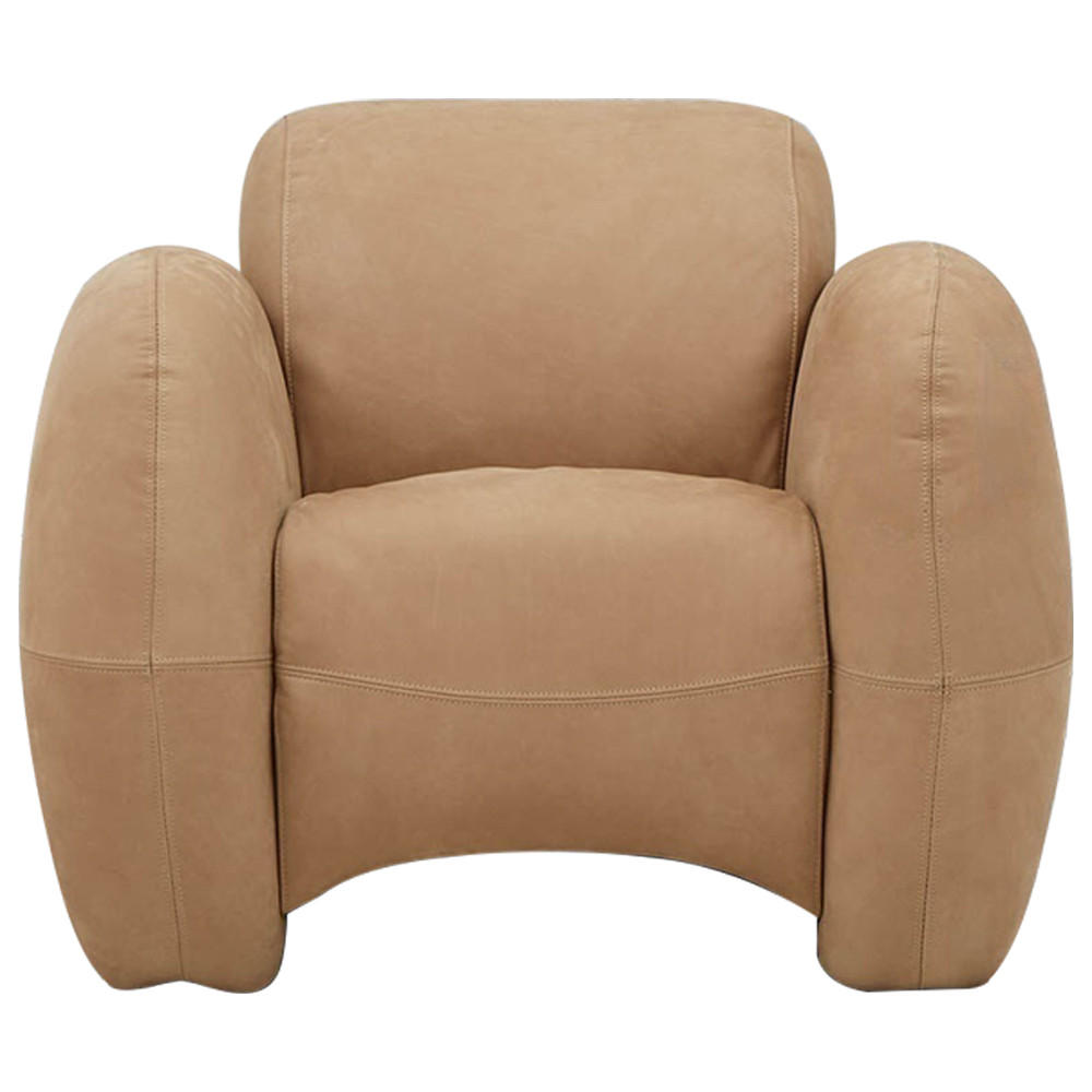 Кресло Bruno Cozy Leather Armchair