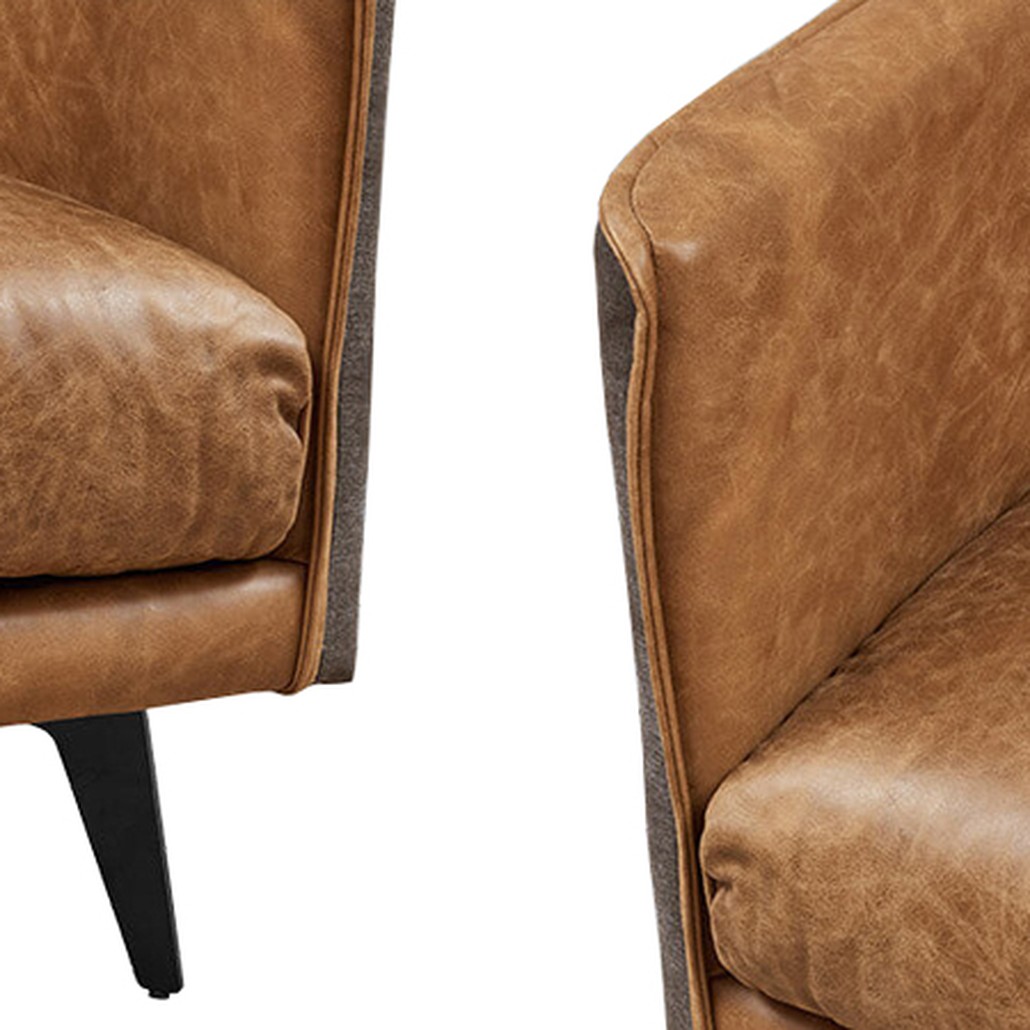 Кресло Caramel Leather & Textiles Armchair