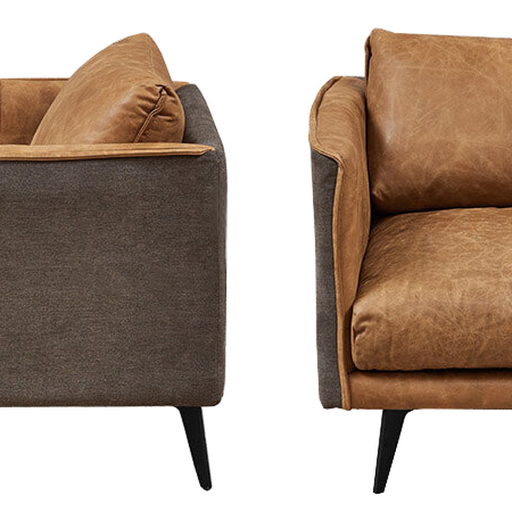 Кресло Caramel Leather & Textiles Armchair
