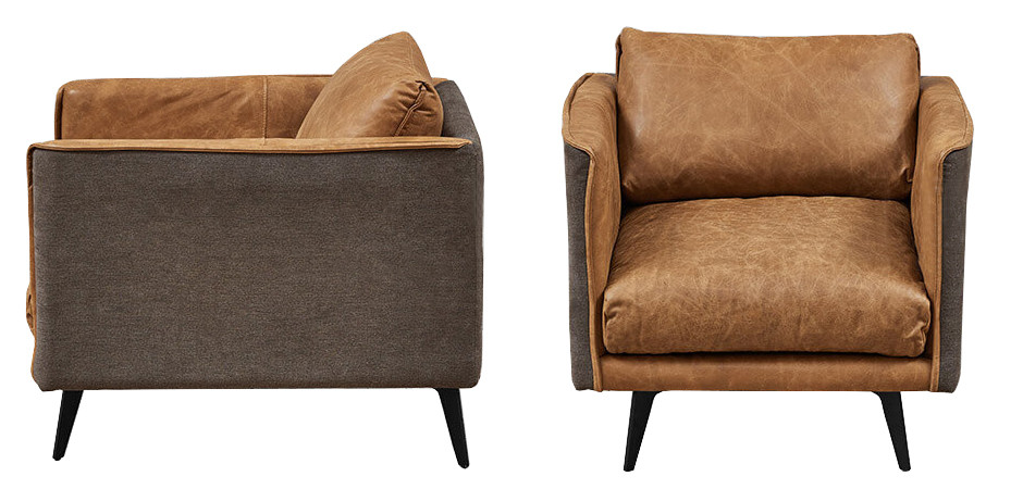 Кресло Caramel Leather & Textiles Armchair