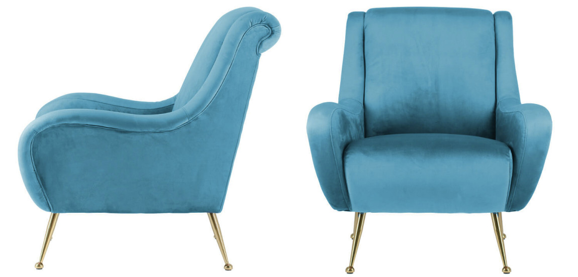 Кресло Chair Giardino light blue