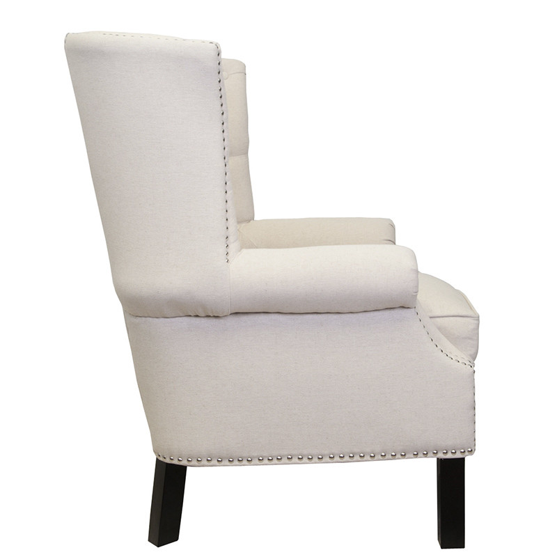 Кресло Charlie Armchair beige flax