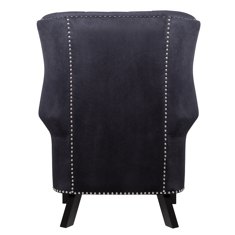 Кресло Charlie Armchair black velour