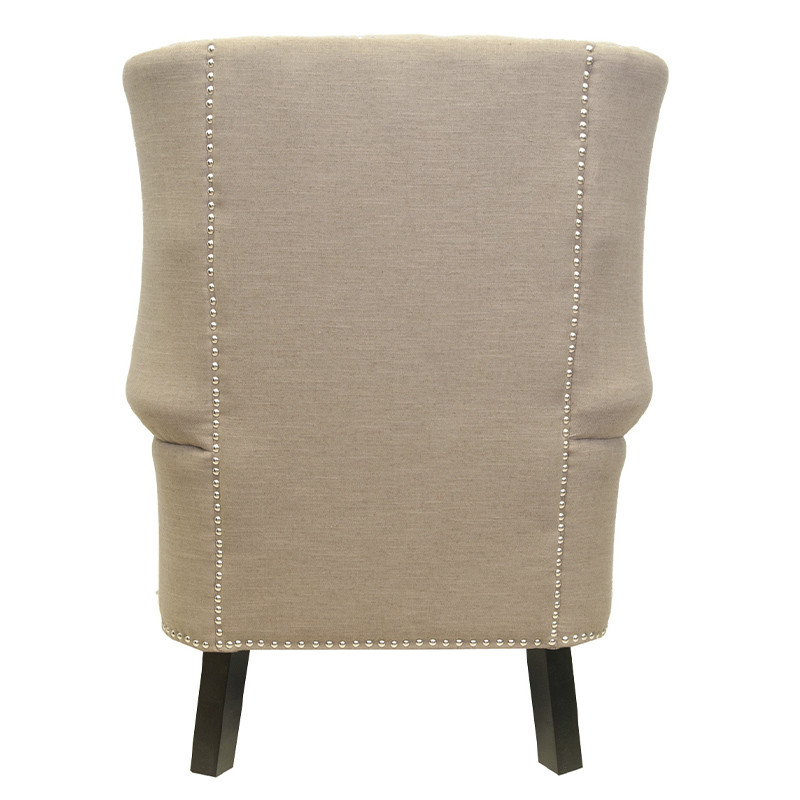 Кресло Charlie Armchair brown flax