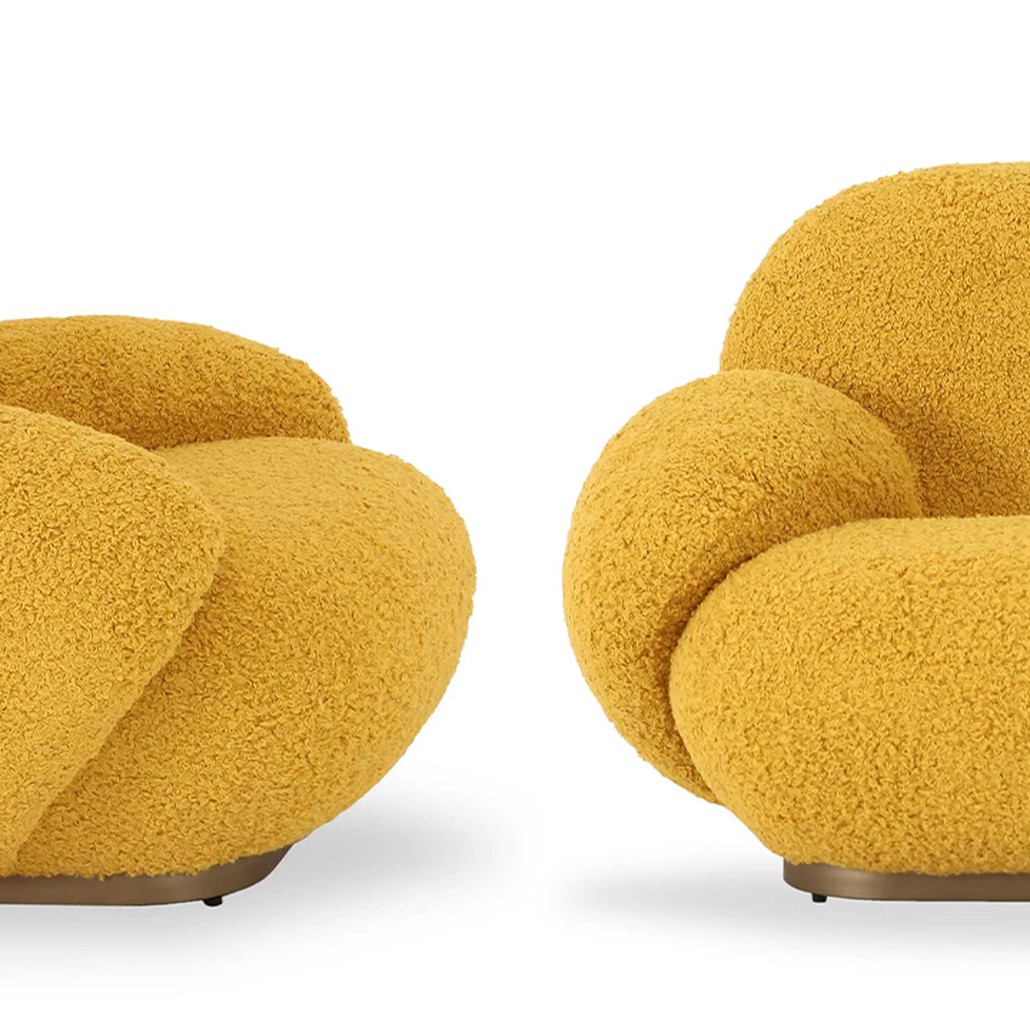 Кресло Chloe Yellow Armchair