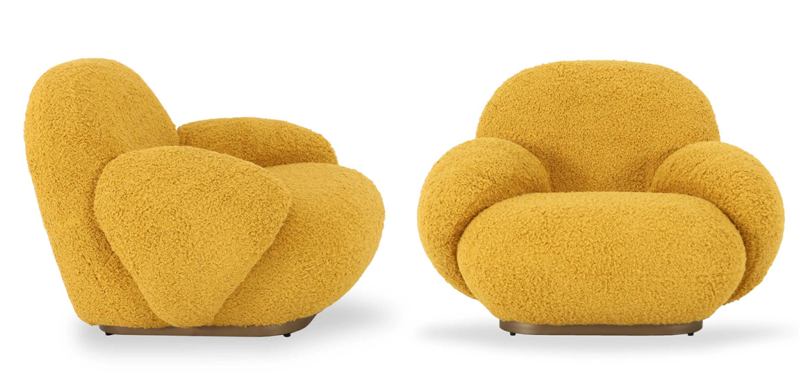 Кресло Chloe Yellow Armchair