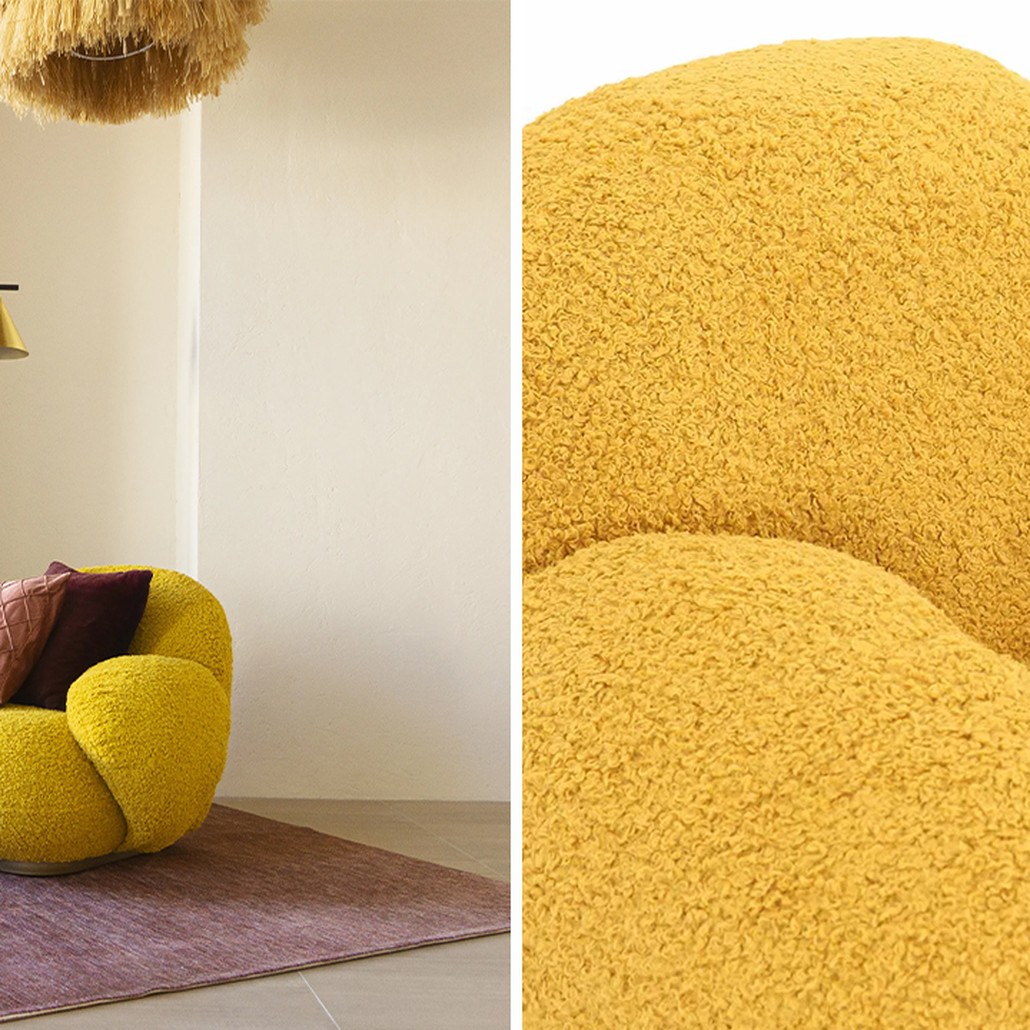 Кресло Chloe Yellow Armchair