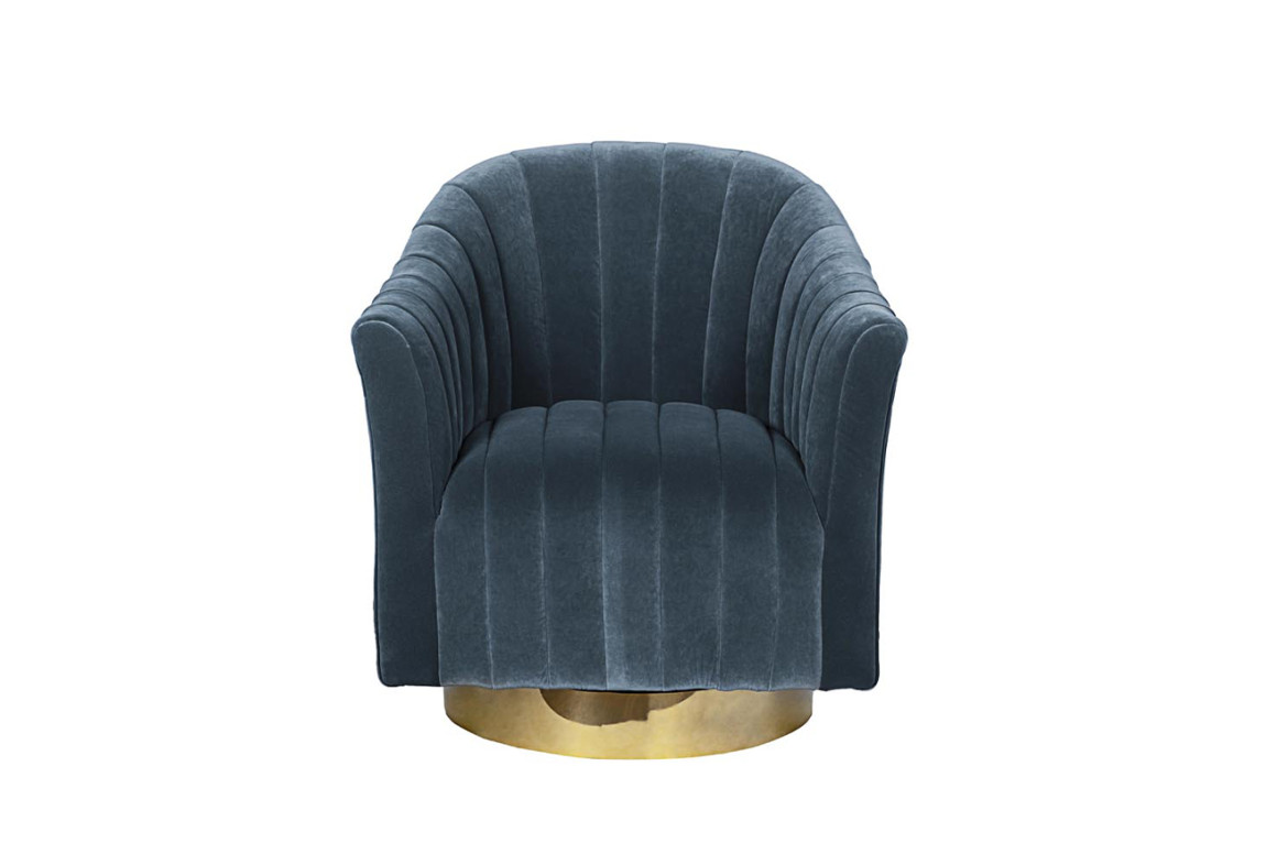 Кресло Civic Space BLUE VELOUR