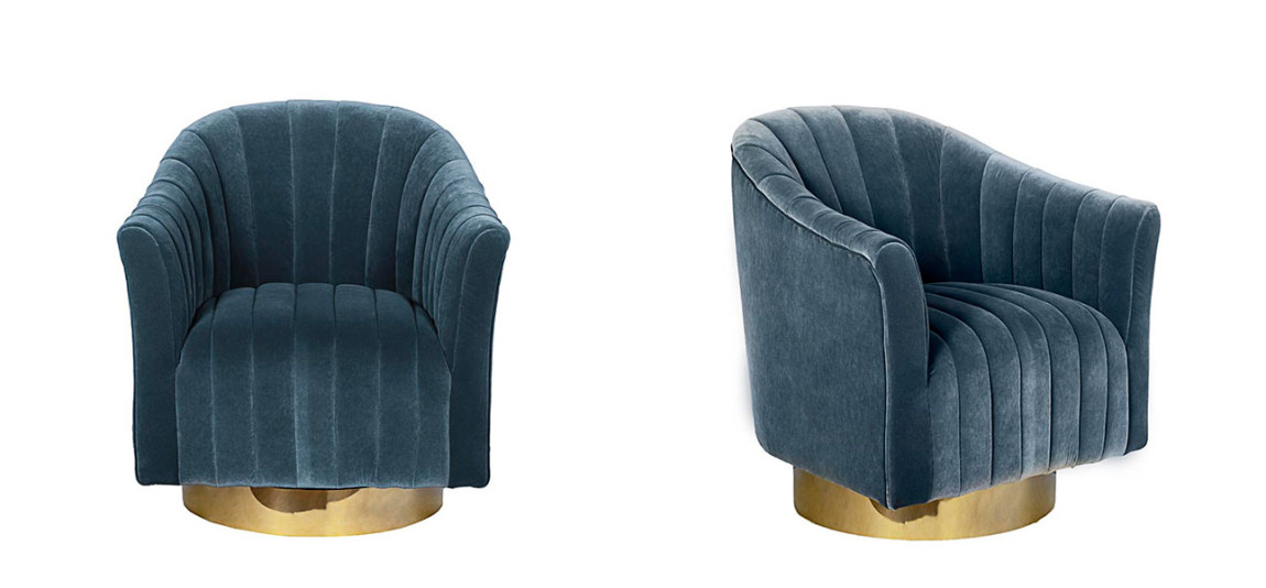 Кресло Civic Space BLUE VELOUR