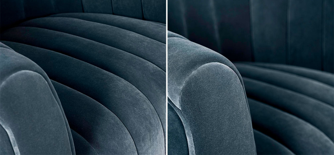 Кресло Civic Space BLUE VELOUR