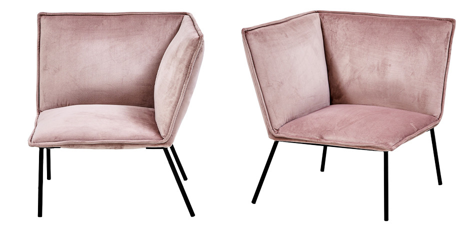 Кресло Corner Armchair pink