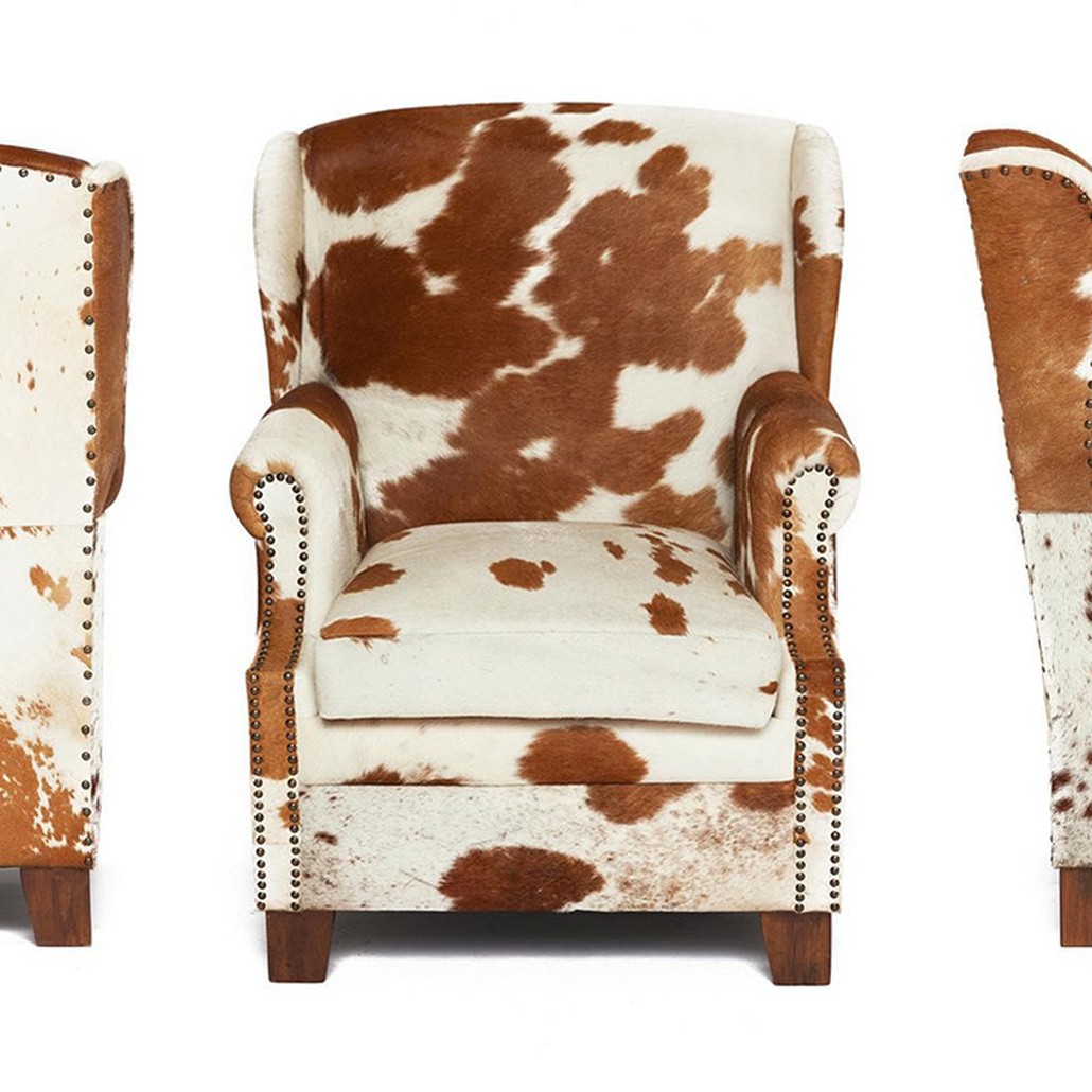 Кресло Cowhide Armchair