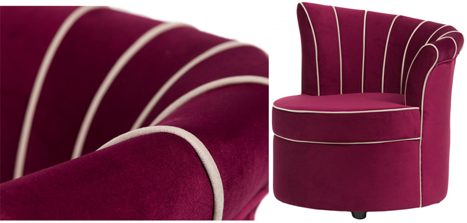 Кресло Curly Backrest Violet
