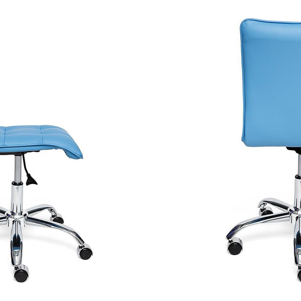 Кресло Deborah eco-leather light blue