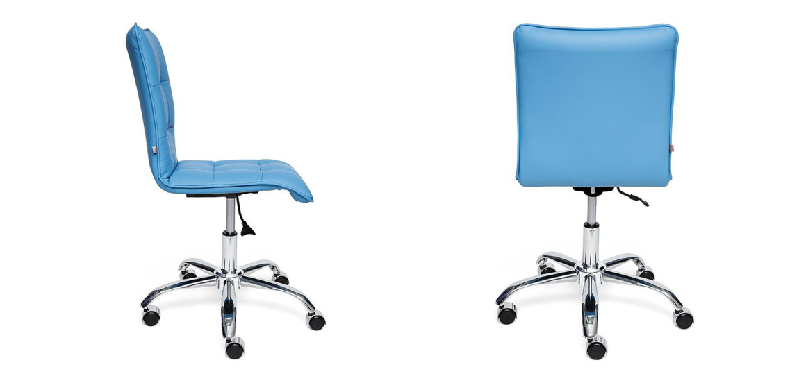 Кресло Deborah eco-leather light blue