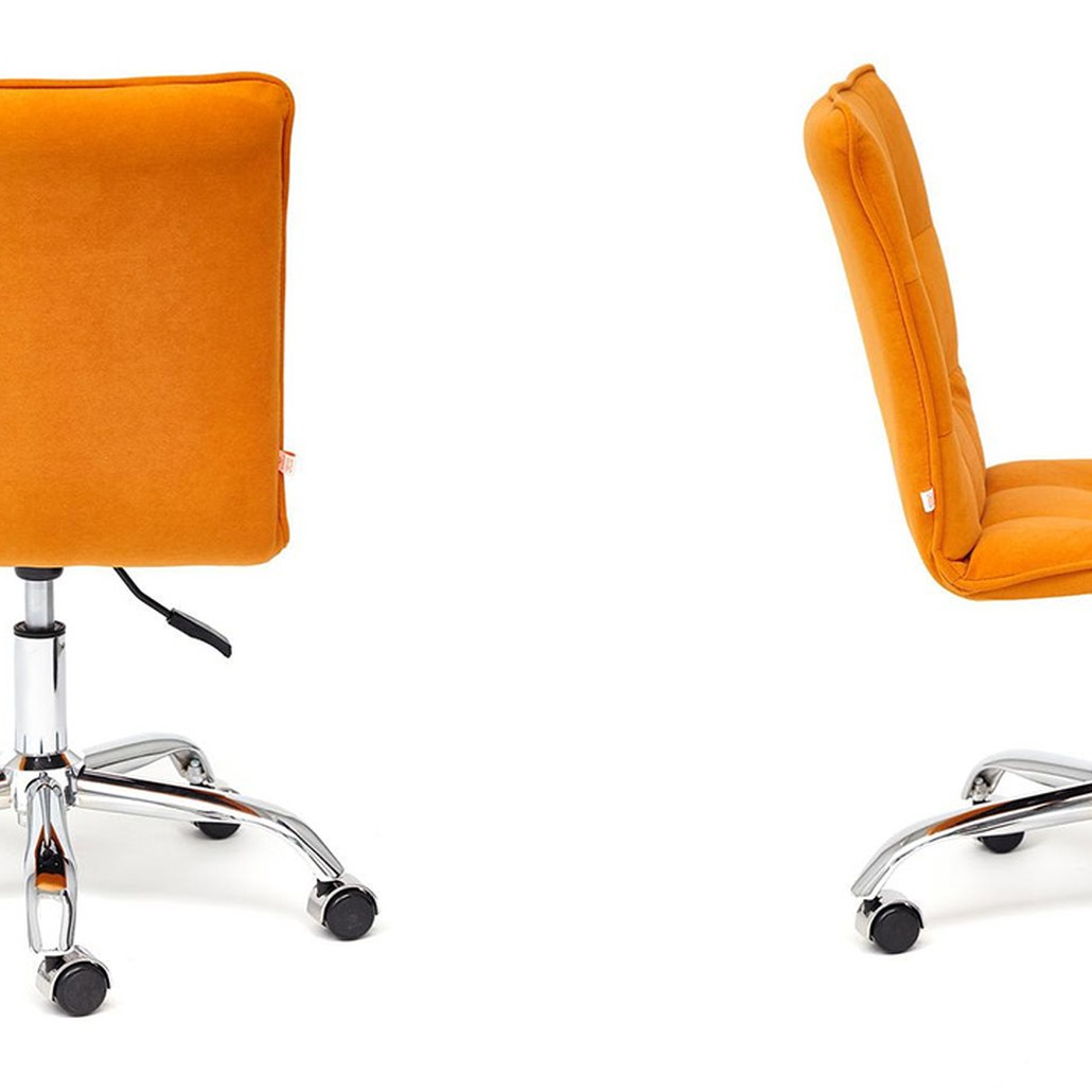Кресло Deborah flock orange