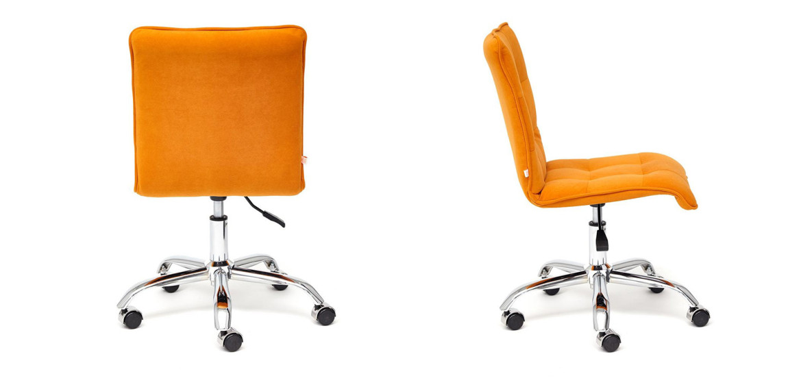 Кресло Deborah flock orange