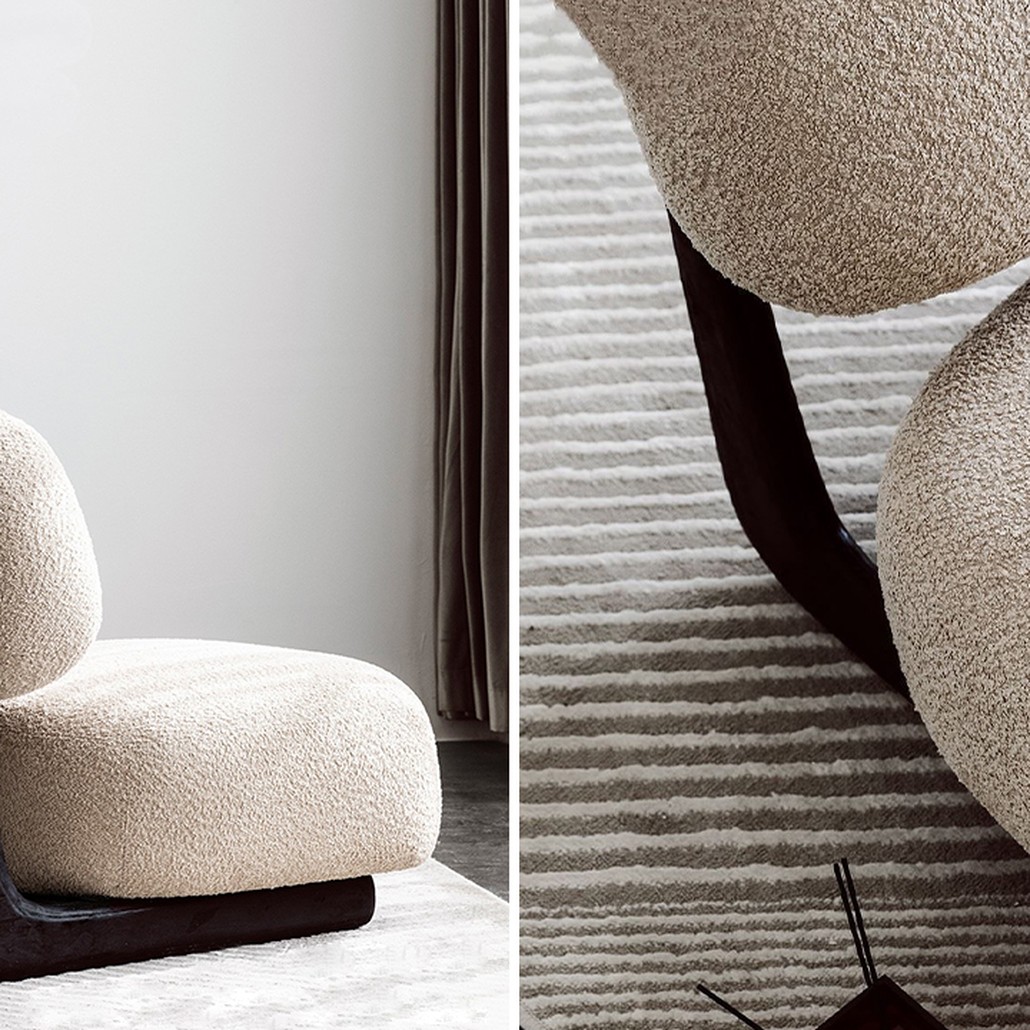 Кресло Eesa Cozy Wood Armchair
