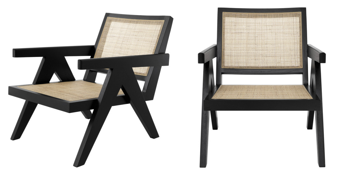 Кресло Eichholtz Chair Aristide black