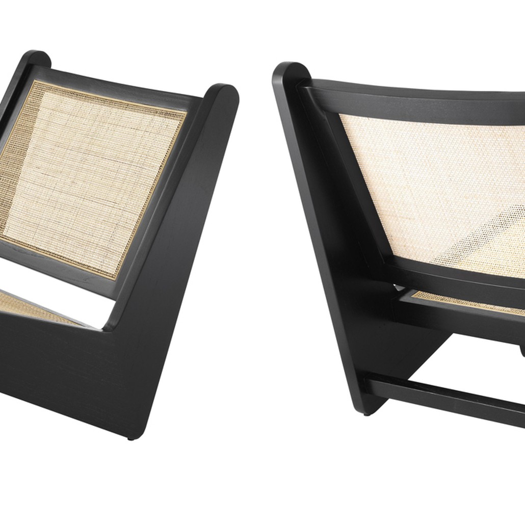 Кресло Eichholtz Chair Aubin black