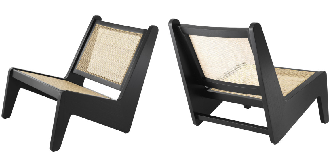 Кресло Eichholtz Chair Aubin black