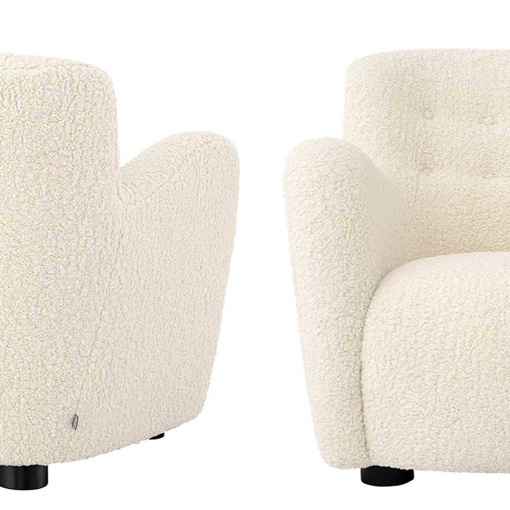 Кресло Eichholtz Chair Bixby White