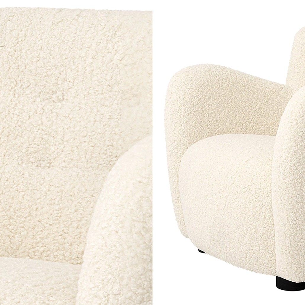 Кресло Eichholtz Chair Bixby White