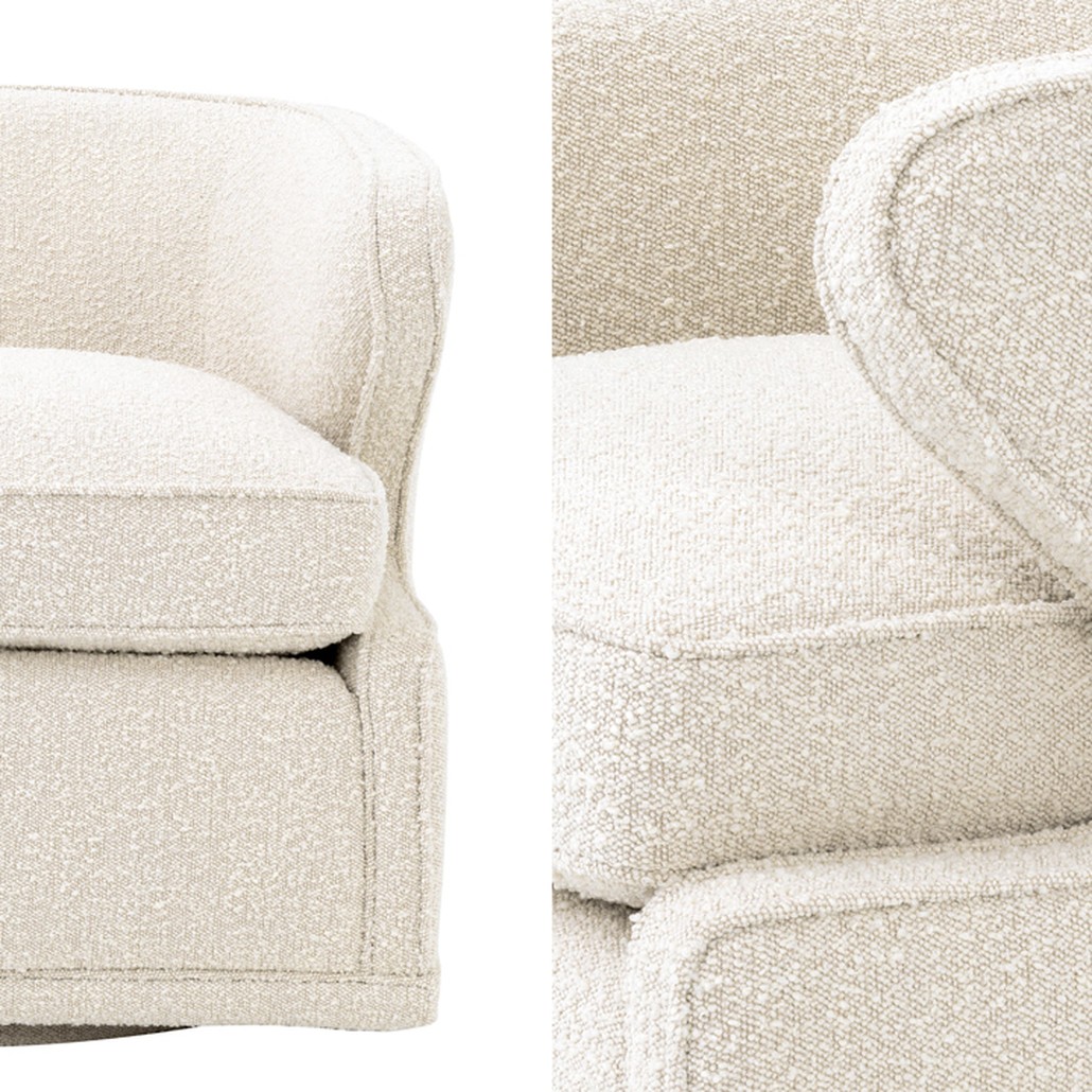 Кресло Eichholtz Chair Dorset Boucle cream