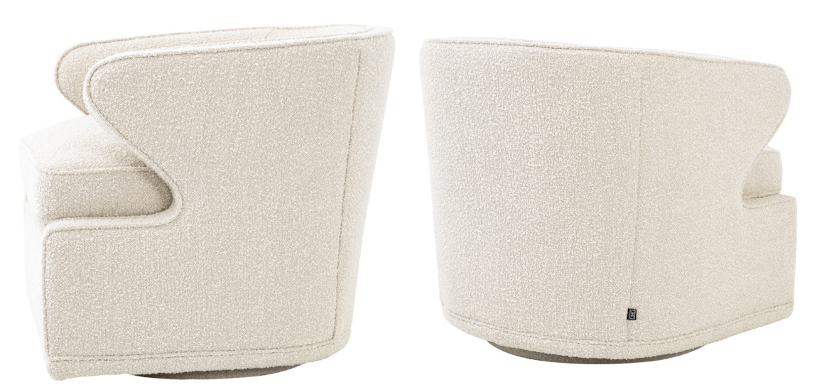 Кресло Eichholtz Chair Dorset Boucle cream
