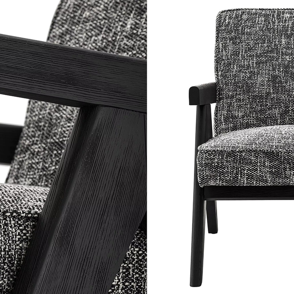 Кресло Eichholtz Chair Greta Черный