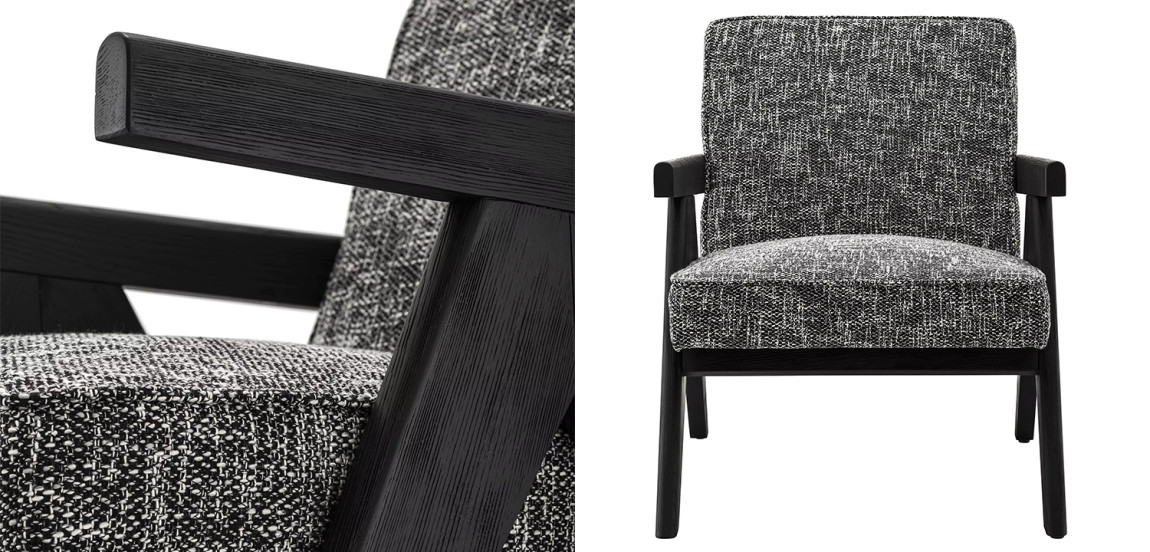 Кресло Eichholtz Chair Greta Черный