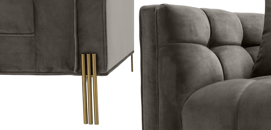Кресло Eichholtz Chair Sienna grey