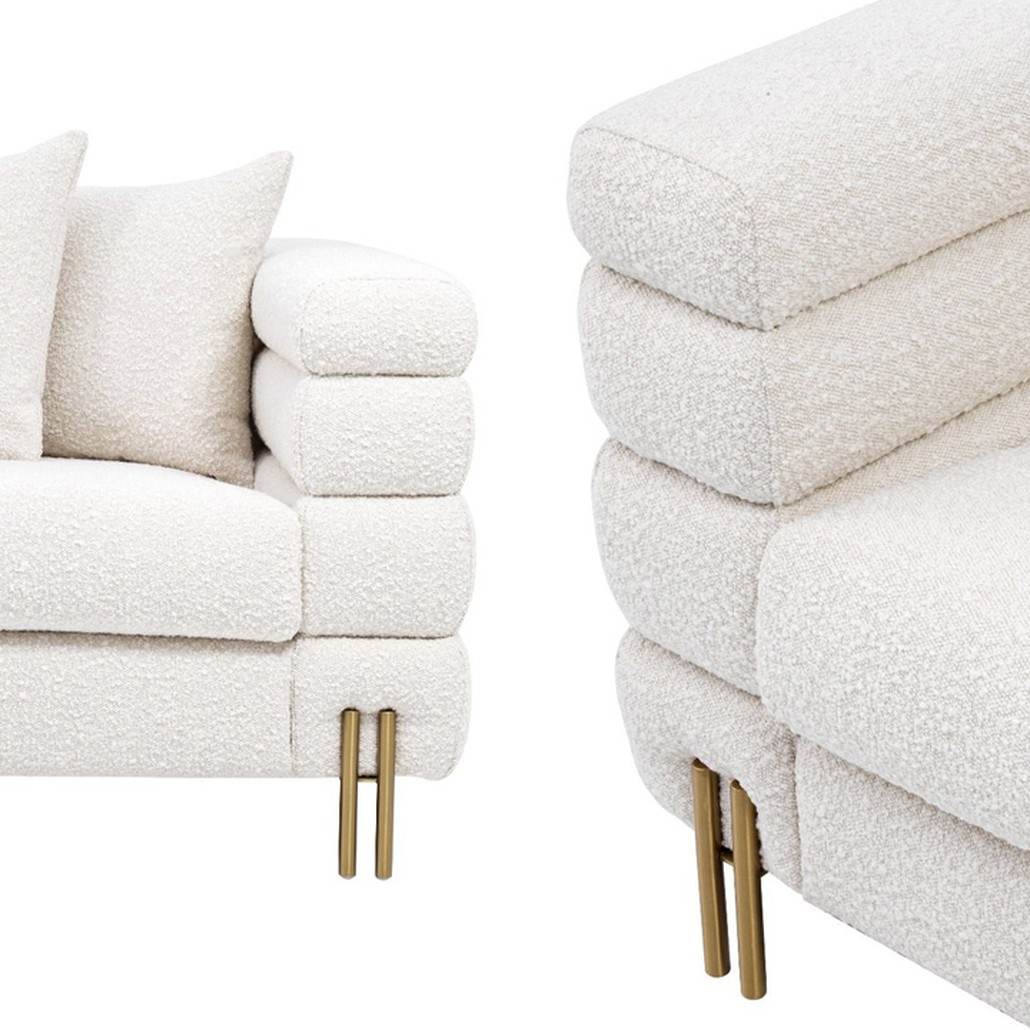 Кресло Eichholtz Chair York Boucle cream