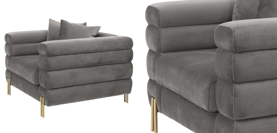 Кресло Eichholtz Chair York grey
