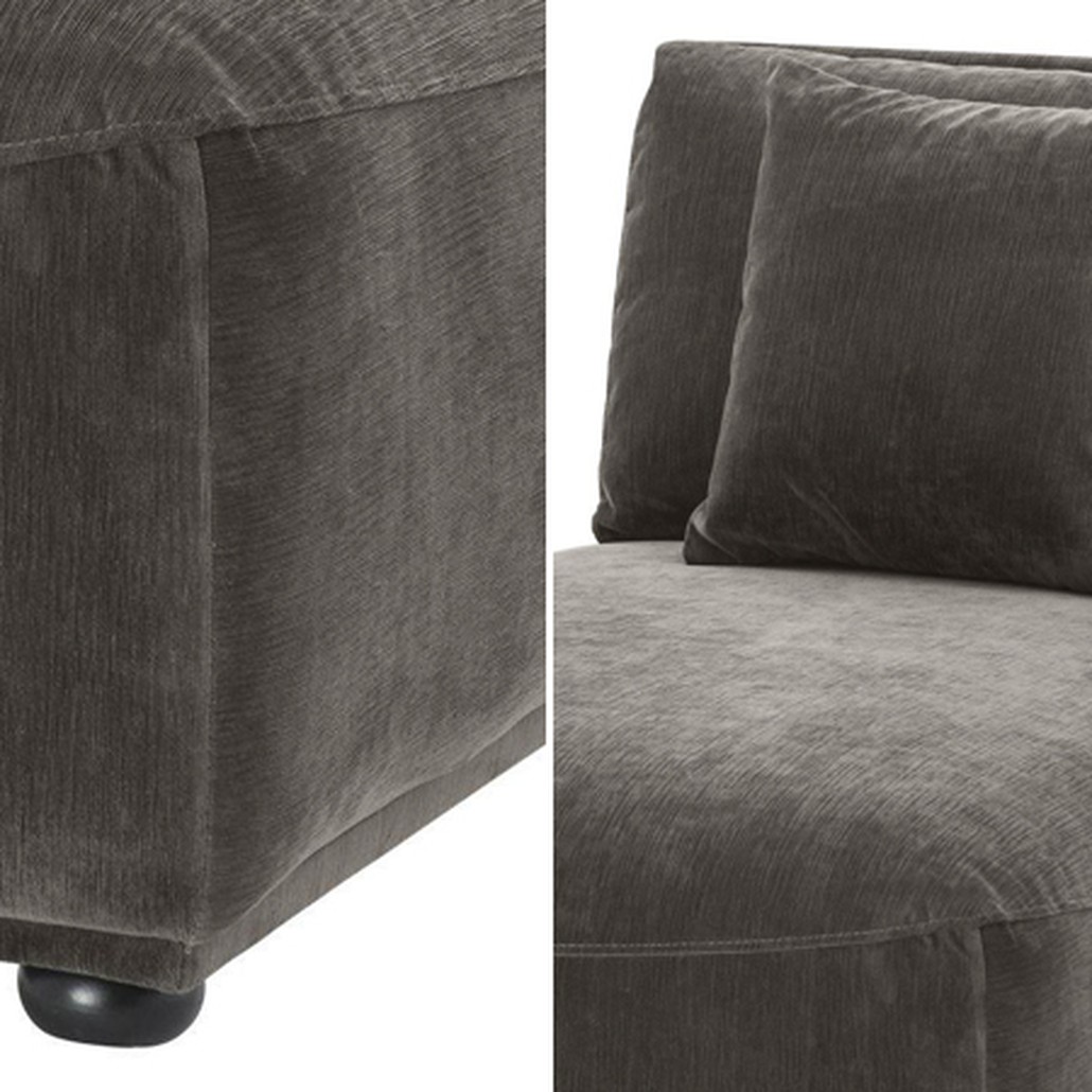 Кресло Eichholtz Chaise Longue Mondial Granite grey