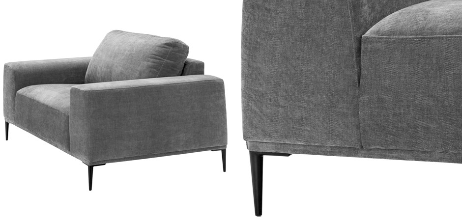 Кресло Eichholtz Loveseat Montado grey