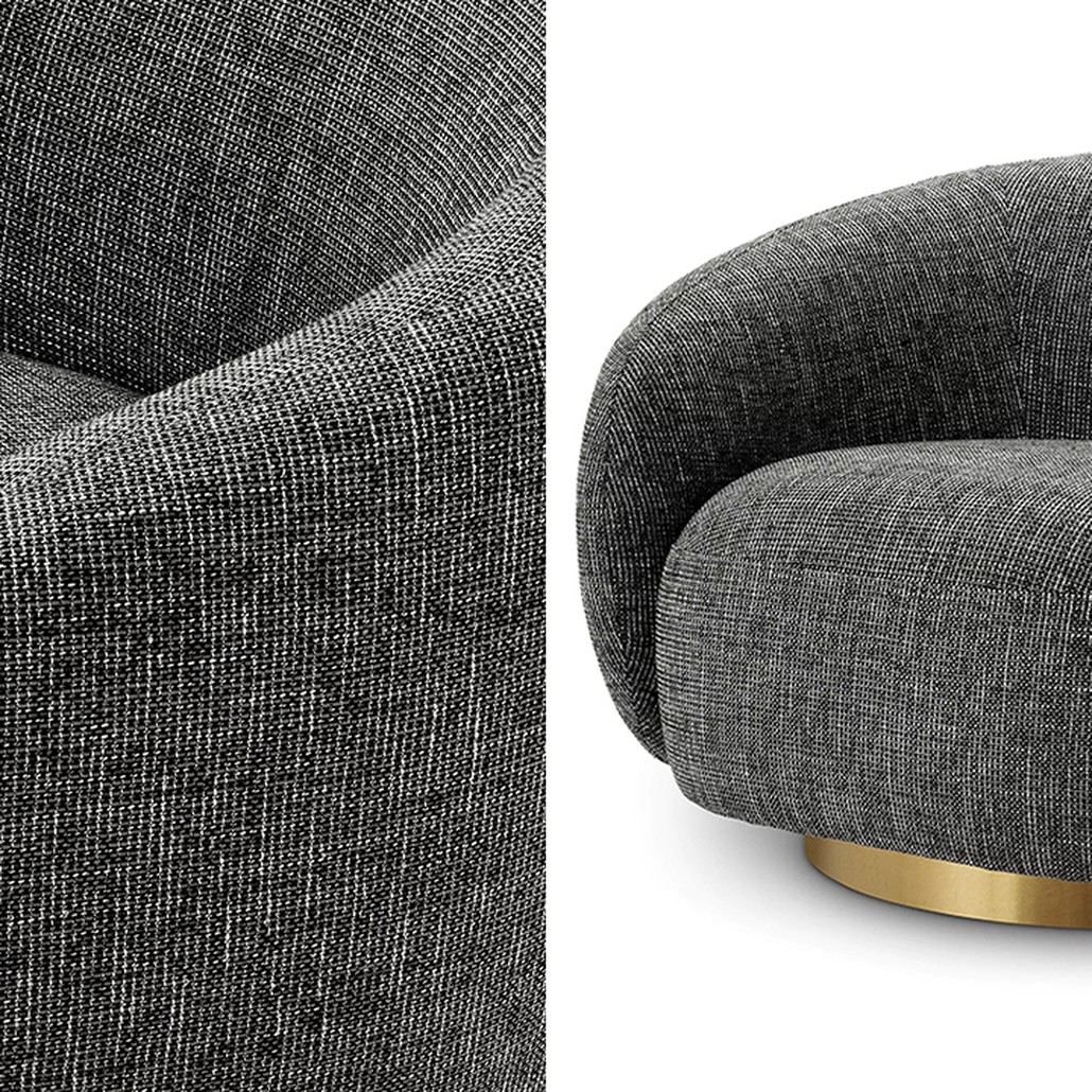 Кресло Eichholtz Swivel Chair Brice Rocat Black